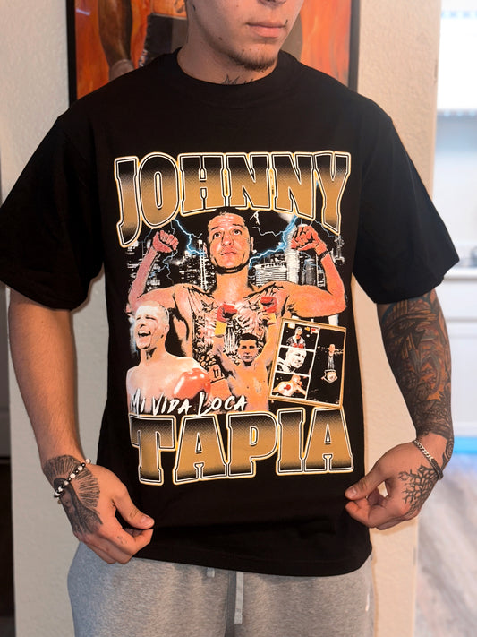 Johnny Tapia Graphic Tee Design